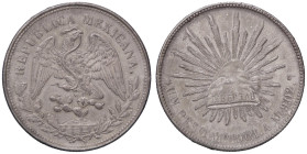 ESTERE - MESSICO - Repubblica (1823) - Peso 1901 AM Kr. 409.2 AG

Status: SPL+