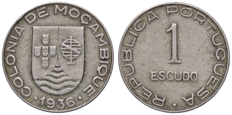 ESTERE - MOZAMBICO - Repubblica - Escudo 1936 Kr. 66 R AG

Status: BB+