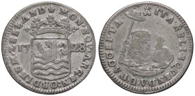 ESTERE - OLANDA - Province Unite - Zeeland (1581-1795) - 6 Stuivers 1728 Kr. 50 (AG g. 5)

Status: qBB