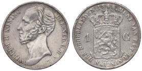 ESTERE - OLANDA - Guglielmo II (1840-1849) - Gulden 1848 Kr. 66 AG Colpetto

Status: BB