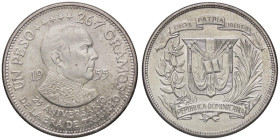 ESTERE - REPUBBLICA DOMINICANA - Repubblica (1866) - Peso 1955 Kr. 23 AG

Status: qFDC