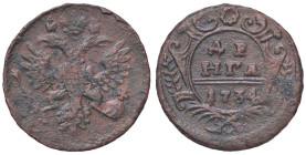 ESTERE - RUSSIA - Anna (1730-1740) - Denga 1734 Kr. 188 CU

Status: BB+