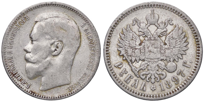 ESTERE - RUSSIA - Nicola II (1894-1917) - Rublo 1897 Kr. 59 AG

Status: BB