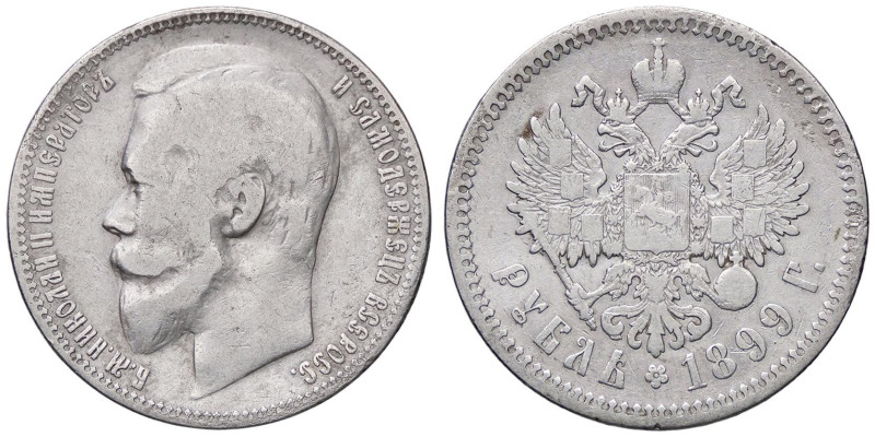 ESTERE - RUSSIA - Nicola II (1894-1917) - Rublo 1899 Kr. 59 AG

Status: qBB