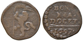 Rame Pontificio da Alessandro VIII a Clemente XII, parte II - BOLOGNA - Innocenzo XII (1691-1700) - Quattrino 1697 Munt. 149f (CU g. 2,69)

Status: ...