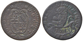 Rame Pontificio da Alessandro VIII a Clemente XII, parte II - BOLOGNA - Clemente XI (1700-1721) - Mezzo bolognino 1715 Munt. 214a (CU g. 6,48)

Stat...