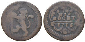 Rame Pontificio da Alessandro VIII a Clemente XII, parte II - BOLOGNA - Clemente XI (1700-1721) - Quattrino 1716 Munt. 223a RRR (CU g. 2,37)

Status...