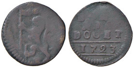 Rame Pontificio da Alessandro VIII a Clemente XII, parte II - BOLOGNA - Innocenzo XIII (1721-1724) - Quattrino 1723 Munt. 48a RR (CU g. 1,83)

Statu...