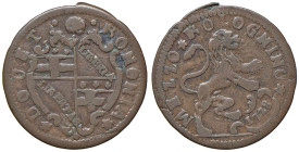 Rame Pontificio da Alessandro VIII a Clemente XII, parte II - BOLOGNA - Benedetto XIII (1724-1730) - Mezzo bolognino 1728 Munt. 39 R (CU g. 6,63)

S...