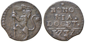 Rame Pontificio da Alessandro VIII a Clemente XII, parte II - BOLOGNA - Clemente XII (1730-1740) - Quattrino 1737 Munt. 195f (CU g. 1,92)

Status: q...