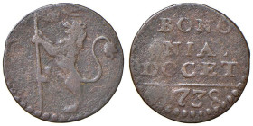 Rame Pontificio da Alessandro VIII a Clemente XII, parte II - BOLOGNA - Clemente XII (1730-1740) - Quattrino 1738 Munt. 195g (CU g. 1,99)

Status: q...