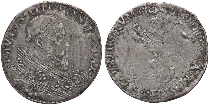 ZECCHE ITALIANE - BOLOGNA - Paolo IV (1555-1559) - Bianco CNI 8; Munt. 49 RR (AG...