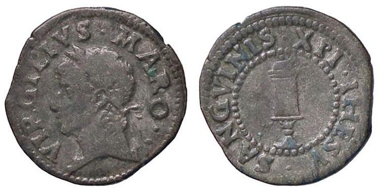 ZECCHE ITALIANE - MANTOVA - Francesco II (1484-1519) - Sesino CNI 29/30 (anonime...