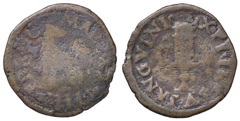 ZECCHE ITALIANE - MANTOVA - Francesco II (1484-1519) - Quattrino CNI 139/169; MI...