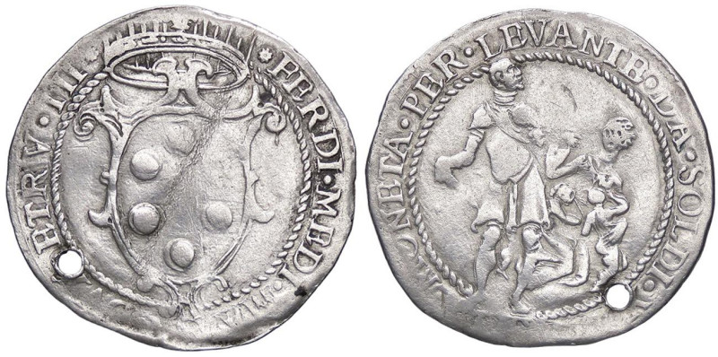 ZECCHE ITALIANE - PISA - Ferdinando I de' Medici (1595-1608) - 10 Soldi CNI 33 (...