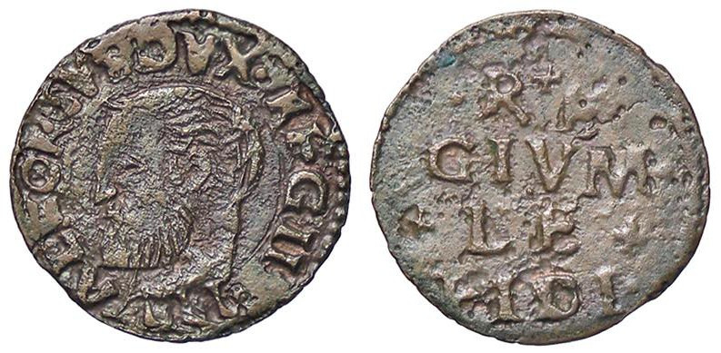 ZECCHE ITALIANE - REGGIO EMILIA - Alfonso II d'Este (1559-1597) - Bagattino CNI ...