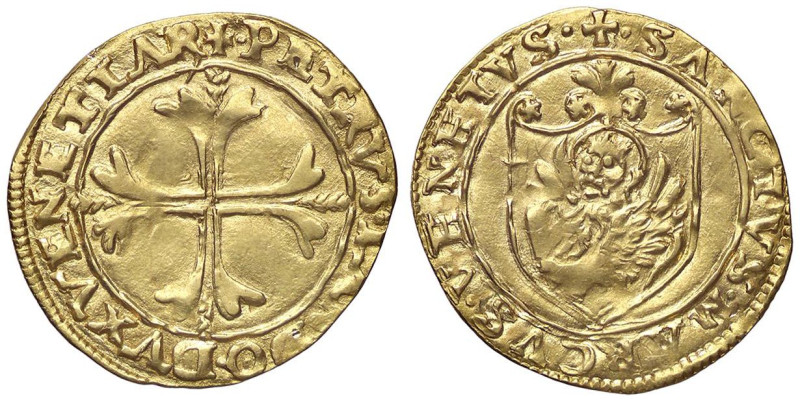 ZECCHE ITALIANE - VENEZIA - Pietro Lando (1539-1545) - Scudo d'oro Mont. 406 R (...