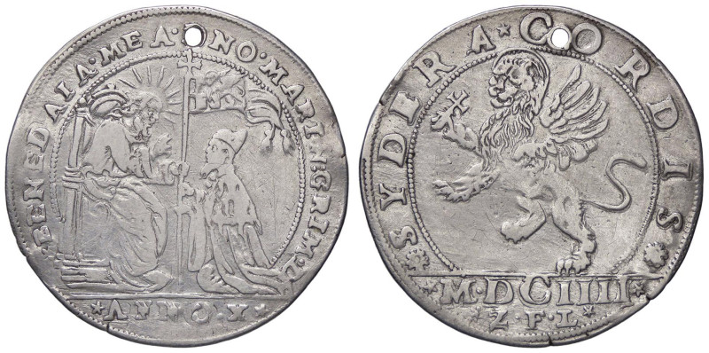 ZECCHE ITALIANE - VENEZIA - Marino Grimani (1595-1605) - Osella 1604 A. X Pao. 8...