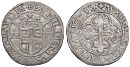 SAVOIA - Emanuele Filiberto (1553-1580) - 4 Grossi 1558 MIR 518d R (MI g. 5,33)

Status: BB+