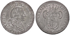 SAVOIA - Vittorio Amedeo III (1773-1796) - 20 Soldi 1794 Mont. 371 MI

Status: qSPL