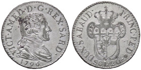 SAVOIA - Vittorio Amedeo III (1773-1796) - 20 Soldi 1796 Mont. 373 MI Punti di ossidazione

Status: qSPL