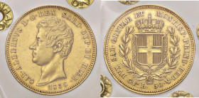 SAVOIA - Carlo Alberto (1831-1849) - 50 Lire 1836 T Pag. 166; Mont. 33 RR AU Sigillata Loris Zanirato

Status: BB-SPL