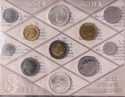 REPUBBLICA ITALIANA - Repubblica Italiana (monetazione in lire) (1946-2001) - Serie zecca 1985 Mont. 22 In confezione - 11 valori

Status: FDC