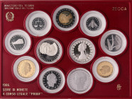 REPUBBLICA ITALIANA - Repubblica Italiana (monetazione in lire) (1946-2001) - Serie zecca 1986 Mont. 23 In confezione - 11 valori

Status: FS