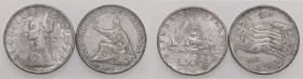 REPUBBLICA ITALIANA - Repubblica Italiana (monetazione in lire) (1946-2001) - 500 Lire AG Lotto di 2 falsi d'epoca

Status: med. MB