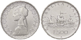 REPUBBLICA ITALIANA - Repubblica Italiana (monetazione in lire) (1946-2001) - 500 Lire 1993 - Caravelle Mont. 28 AG

Status: FDC