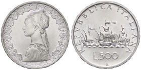 REPUBBLICA ITALIANA - Repubblica Italiana (monetazione in lire) (1946-2001) - 500 Lire 1994 - Caravelle Mont. 29 AG

Status: FDC