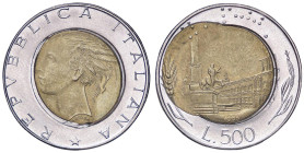REPUBBLICA ITALIANA - Repubblica Italiana (monetazione in lire) (1946-2001) - 500 Lire 1993 AC Sbavatura del conio centrale

Status: qFDC