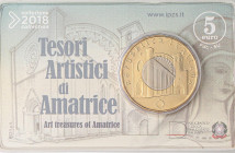 REPUBBLICA ITALIANA - Repubblica Italiana (monetazione in euro) (2002) - 5 Euro 2018 - Amatrice OT Senza confezione esterna

Status: FDC