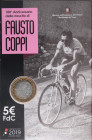REPUBBLICA ITALIANA - Repubblica Italiana (monetazione in euro) (2002) - 5 Euro 2019 - Fausto Coppi NI In confezione

Status: FDC
