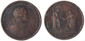 MEDAGLIE - SAVOIA - Vittorio Amedeo III (1773-1796) - Medaglia 1783 - Fondazione della Regia Accademia delle Scienze di Torino U. di S. 89,34 AE Opus:...