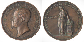 MEDAGLIE - SAVOIA - Vittorio Emanuele II Re d'Italia (1861-1878) - Medaglia 1861 - Esposizione Italiana in Firenze AE Opus: Ferraris Ø 55

Status: q...