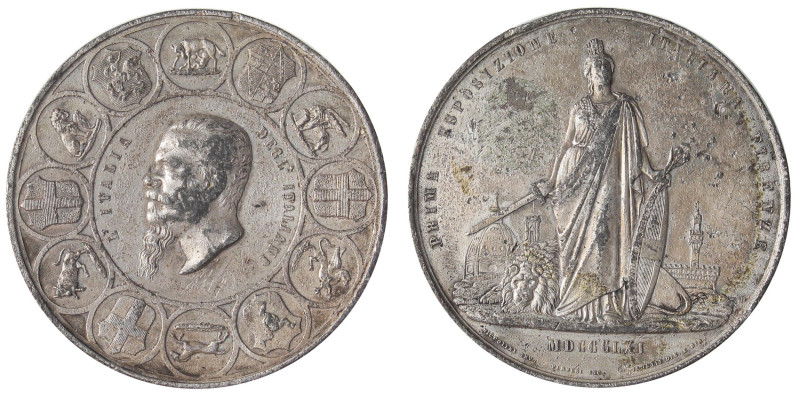 MEDAGLIE - SAVOIA - Vittorio Emanuele II Re d'Italia (1861-1878) - Medaglia 1861...