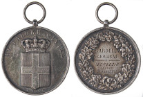 MEDAGLIE - SAVOIA - Umberto I (1878-1900) - Medaglia 1883 - Al valore civile AG Opus: Ferraris Ø 33 Colpetti

Status: BB+