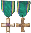 MEDAGLIE - SAVOIA - Vittorio Emanuele III (1900-1943) - Croce (1924) - 1915-1918 Prima Armata Bramb. 646A AE dorato Opus: FassinoDallo Stelvio agli al...
