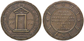 MEDAGLIE - PAPALI - Innocenzo X (1644-1655) - Medaglia 1650 A. VII - Giubileo AE Ø 39

Status: BB+