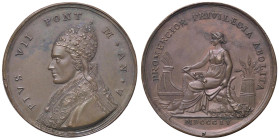 MEDAGLIE - PAPALI - Pio VII (1800-1823) - Medaglia A. V Mont. 56 RR AE

Status: qFDC