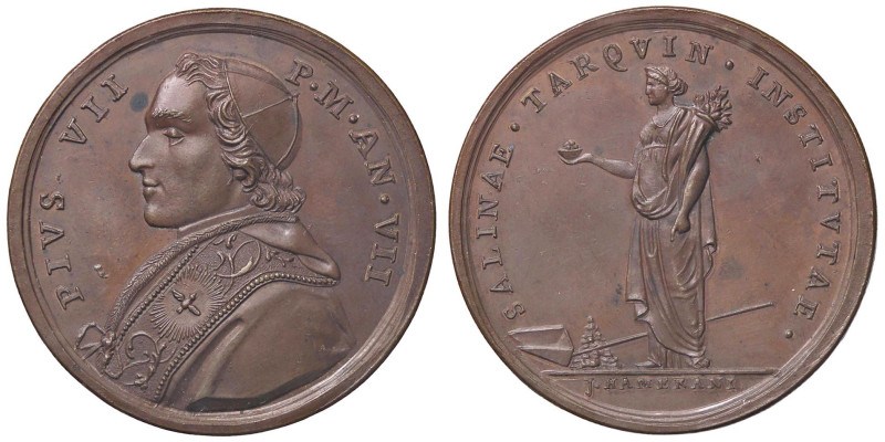 MEDAGLIE - PAPALI - Pio VII (1800-1823) - Medaglia A. VII Mont. 58 RRR AE

Sta...