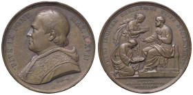 MEDAGLIE - PAPALI - Pio IX (1846-1866) - Medaglia A. XVII Mont. 81 AE Colpetto

Status: qSPL/SPL
