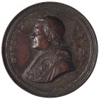 MEDAGLIE - PAPALI - Pio IX (1846-1866) - Placchetta uniface AE Ø 80

Status: BB
