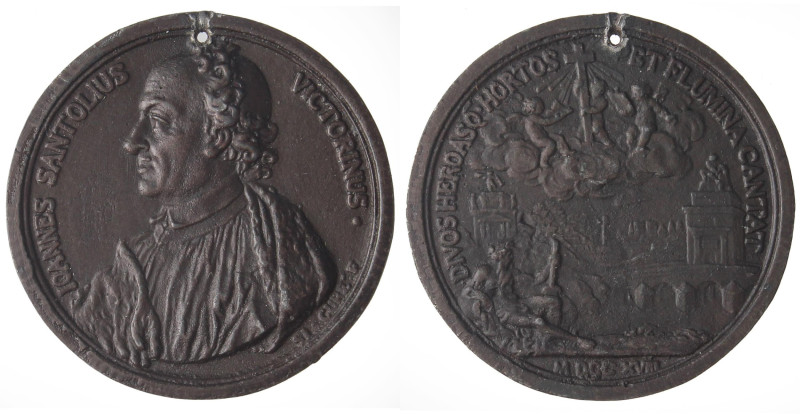 MEDAGLIE - PERSONAGGI - Jean-Baptiste de Santeul (poeta) (1630-1697) - Medaglia ...