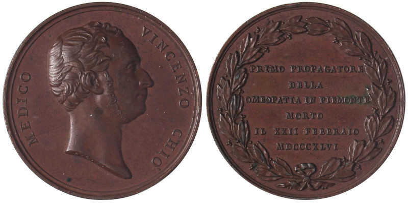 MEDAGLIE - PERSONAGGI - Vincenzo Chio (medico) (1798-1846) - Medaglia 1846 - All...