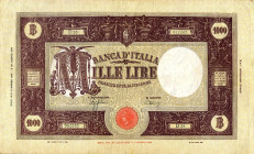 CARTAMONETA - BANCA d'ITALIA - Luogotenenza (1944-1946) - 1.000 Lire - Barbetti (testina) 06/03/1944 Alfa 627; Lireuro 49AA R Azzolini/Urbini

Statu...