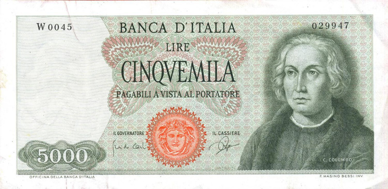 CARTAMONETA - BANCA d'ITALIA - Repubblica Italiana (monetazione in lire) (1946-2...