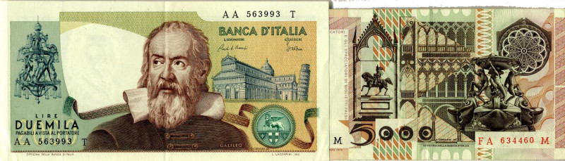 CARTAMONETA - BANCA d'ITALIA - Repubblica Italiana (monetazione in lire) (1946-2...