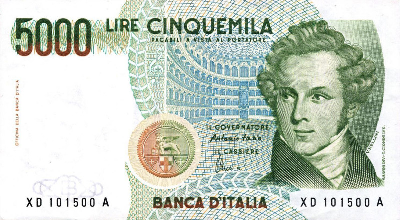 CARTAMONETA - BANCA d'ITALIA - Repubblica Italiana (monetazione in lire) (1946-2...